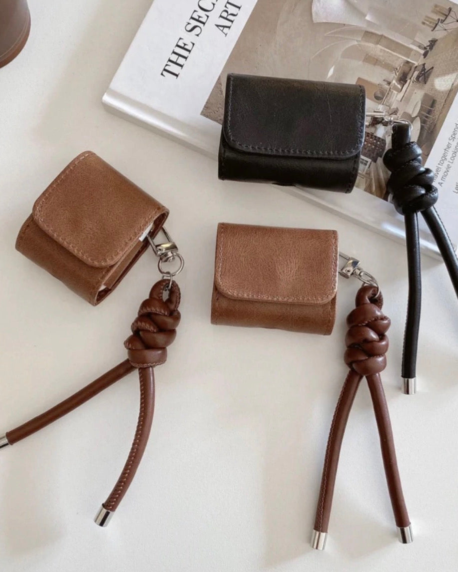Case AirPods Eco Cuero / Marrón