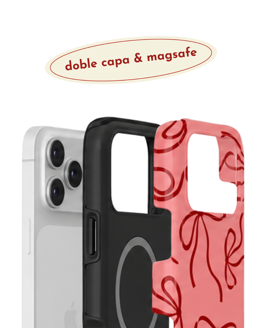 Case París Rosa / Doble Capa Magnética