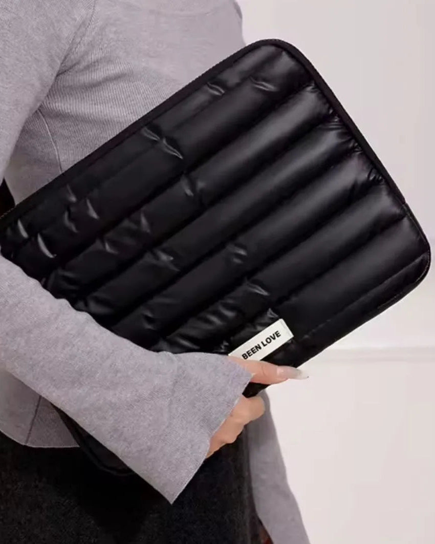 Funda Laptop Puffer / Negro