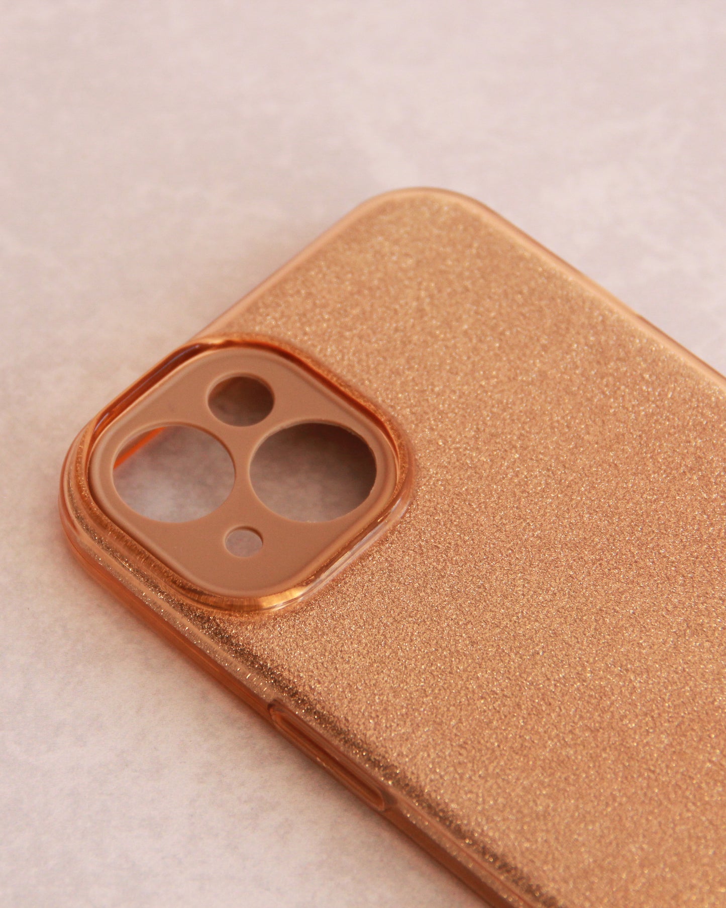 Case Glitter Dorado