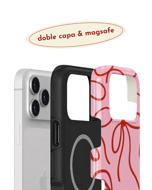 Case París Rosa / Doble Capa Magnética