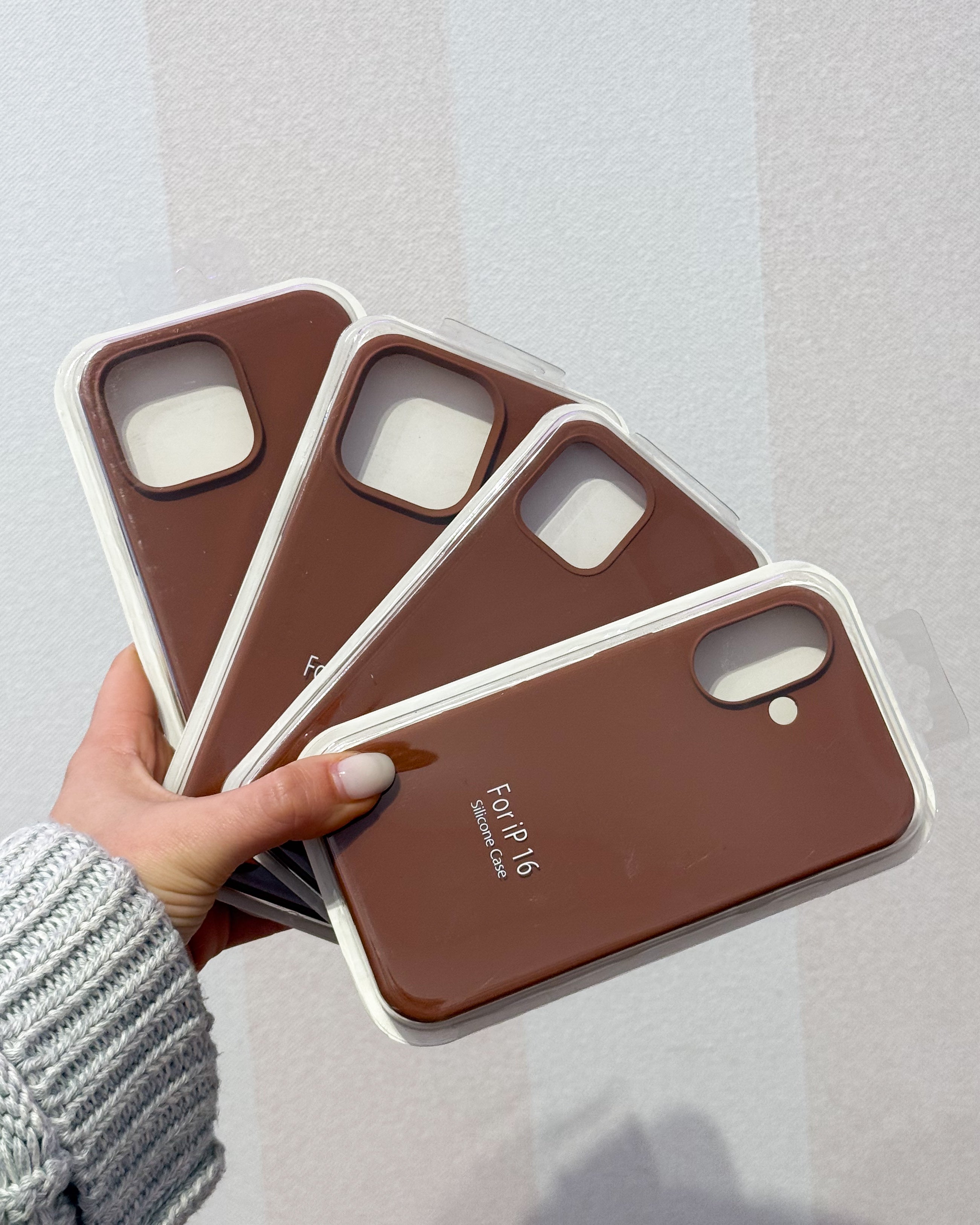 Silicone Case Marrón