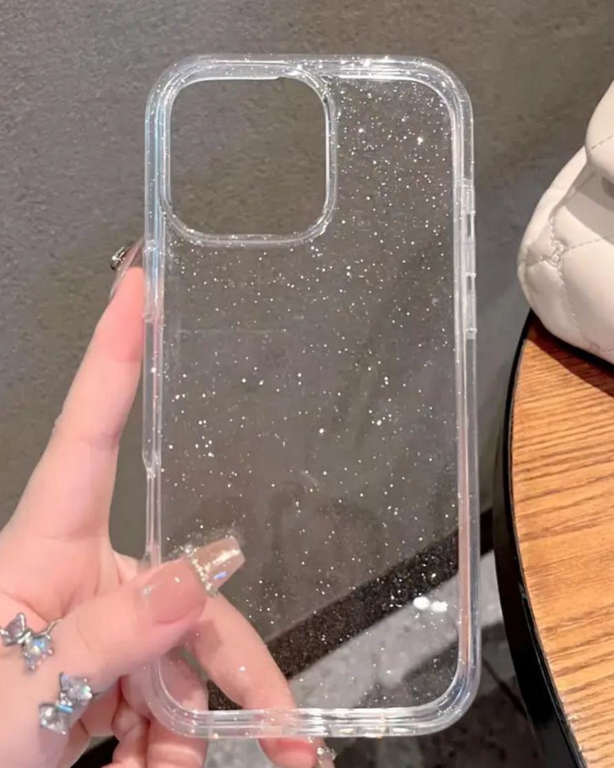Case Glitter Transparente