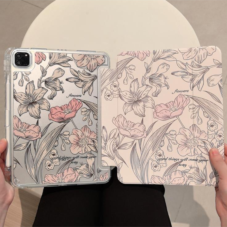 Case iPad Flowers