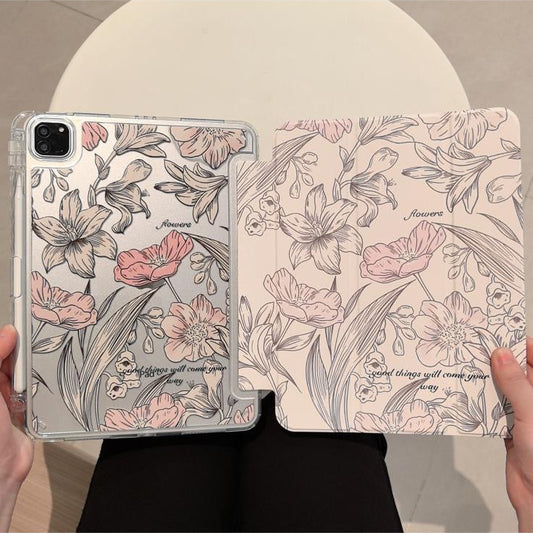 Case iPad Flowers