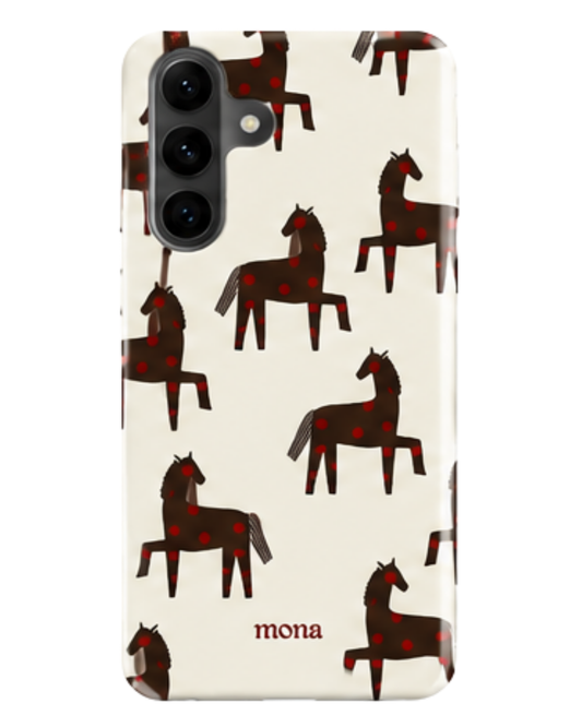 Case Wild Horses/ Samsung Doble Capa Magnética