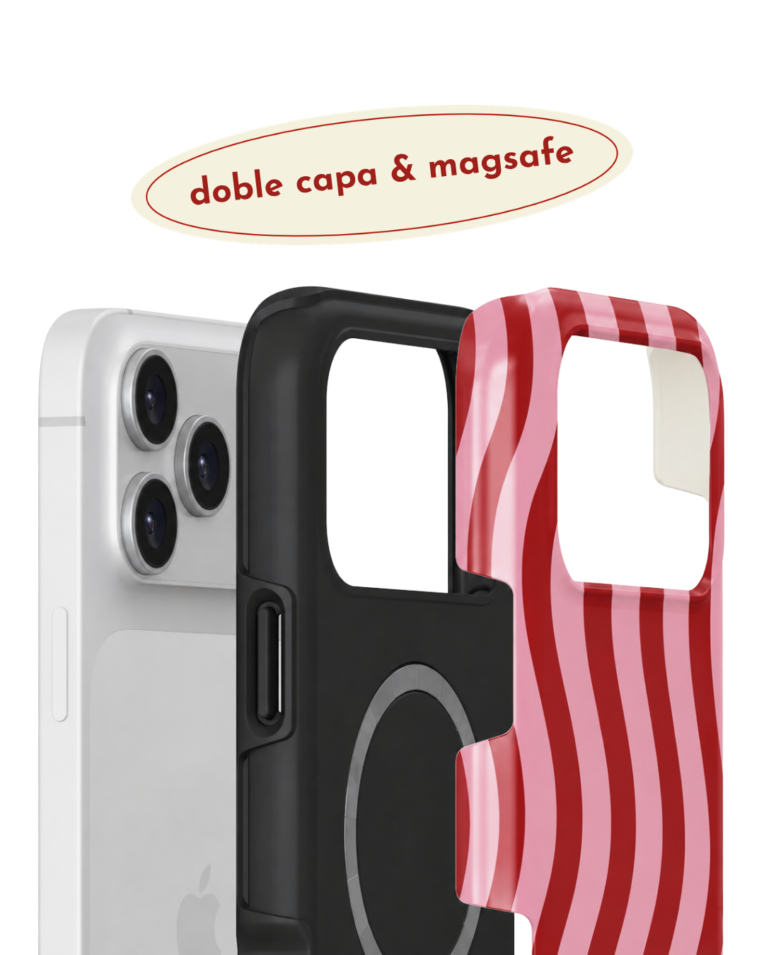 Case Toscana Rosa 2.0 / Doble Capa Magnética