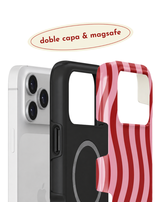 Case Toscana Rosa 2.0 / Doble Capa Magnética