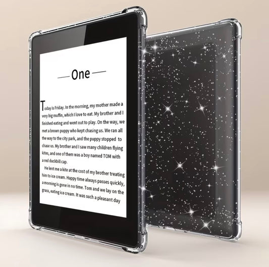 Case Kindle Glitter Negra