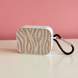 Case AirPods Zebra Beige