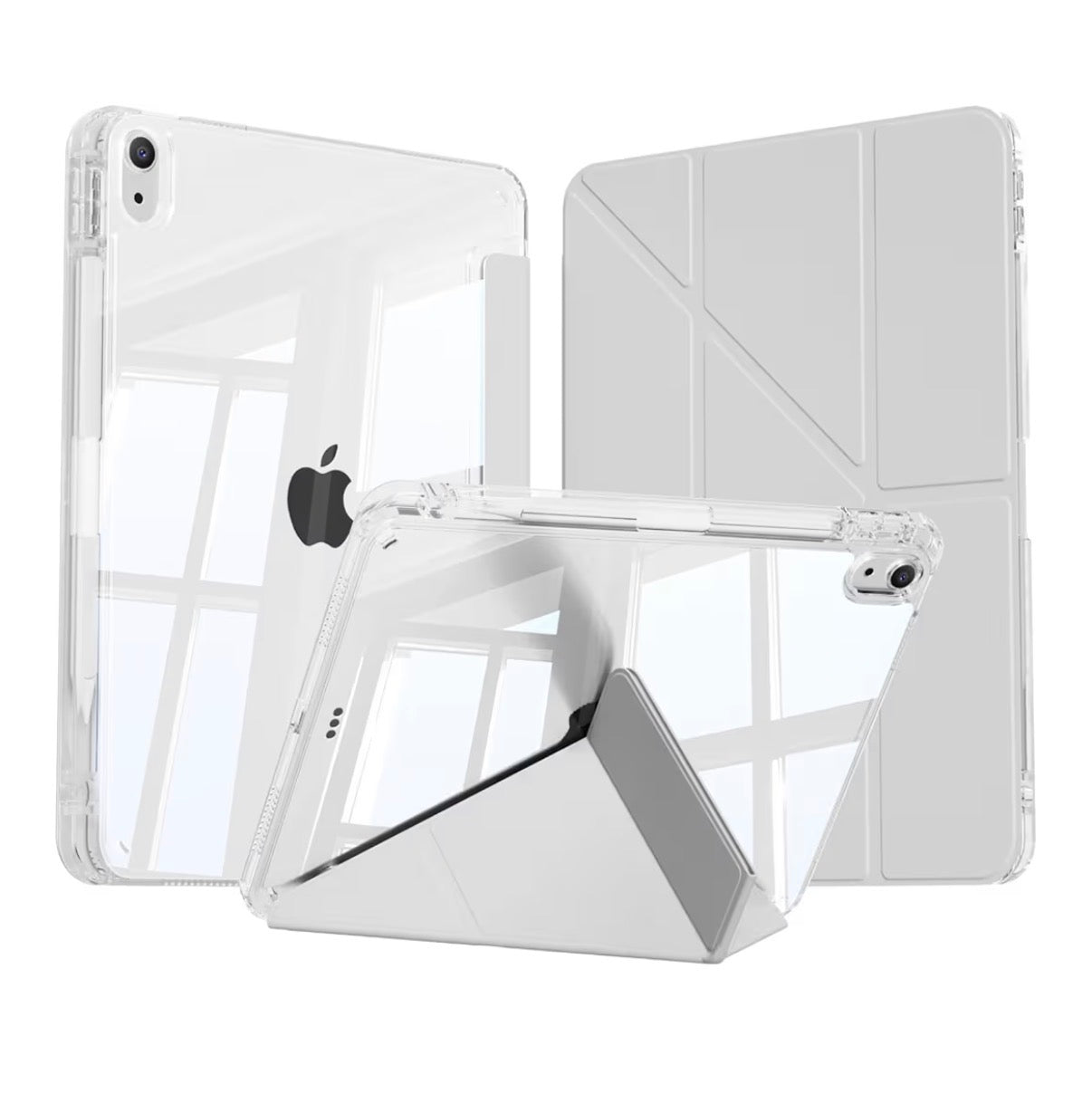 Case iPad Transparente / Gris