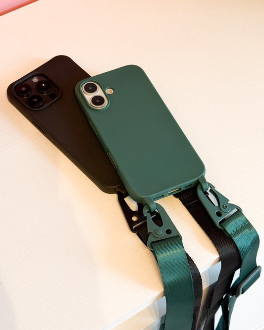 Case con Correa Verde