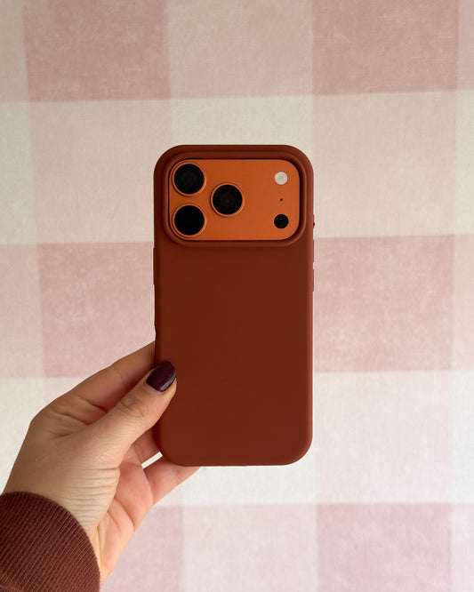 Silicone Case Marrón