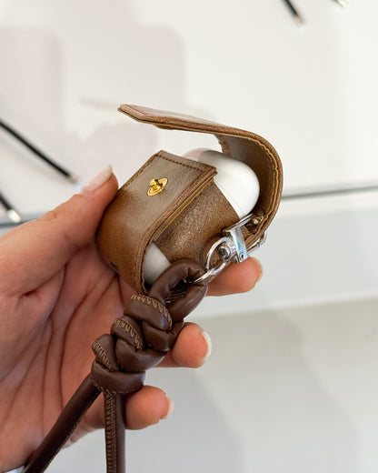 Case AirPods Eco Cuero / Marrón