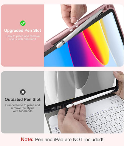 Case iPad con Teclado / Rosa