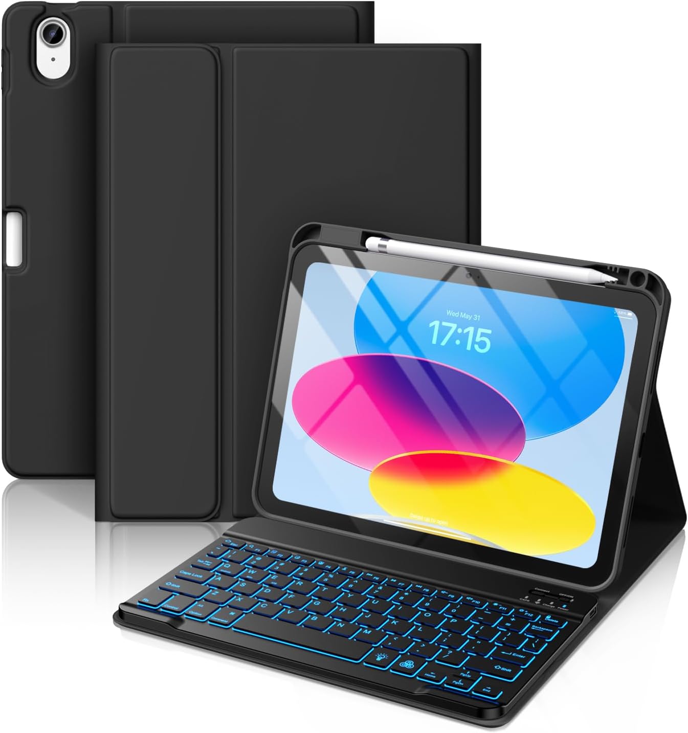 Case iPad con Teclado / Negro