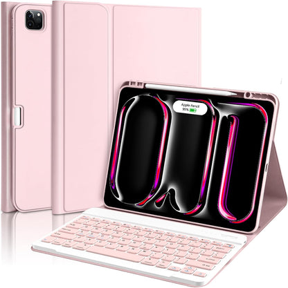 Case iPad con Teclado / Rosa