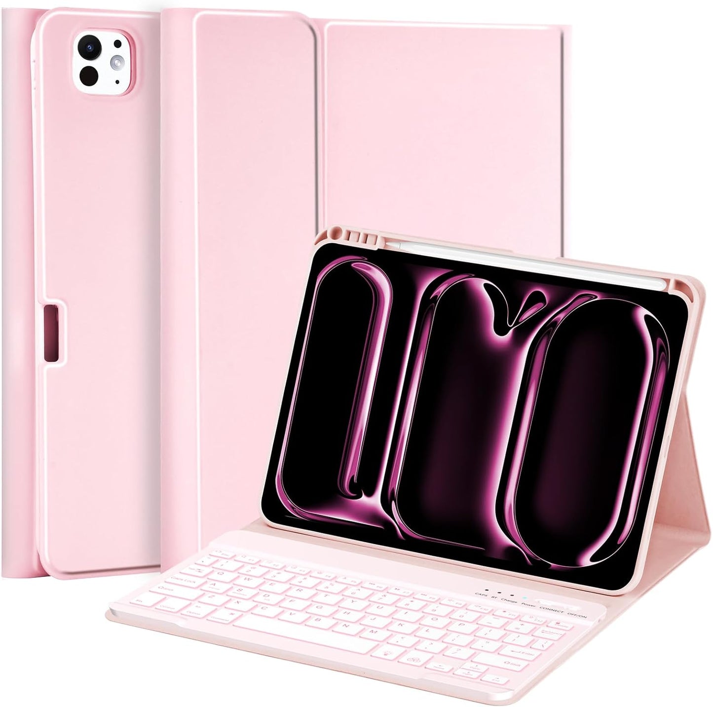 Case iPad con Teclado / Rosa