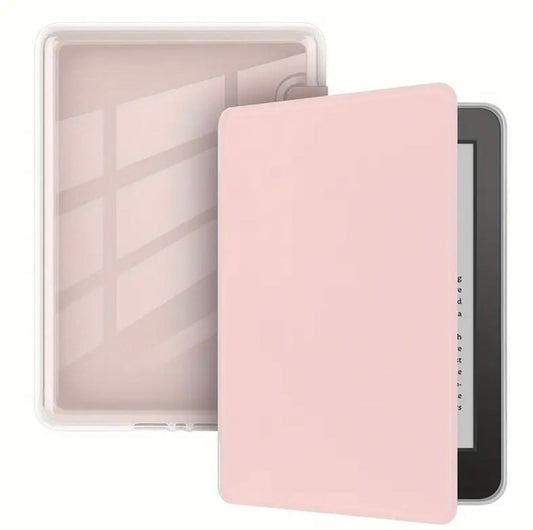 Case Kindle Transparente con Tapa / Rosa