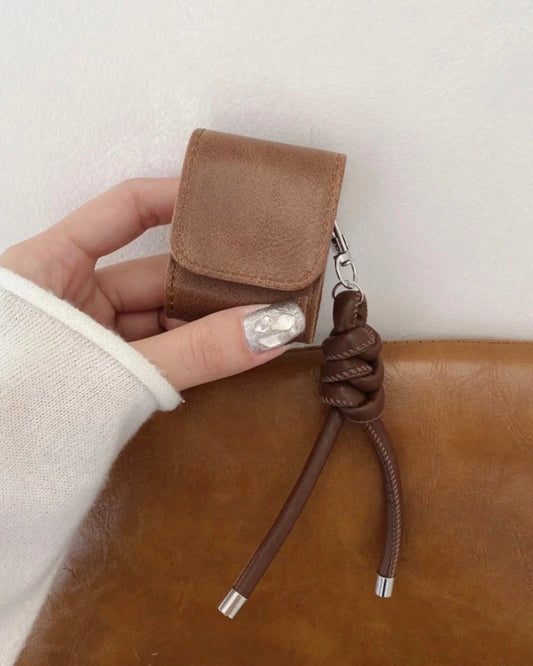 Case AirPods Eco Cuero / Marrón