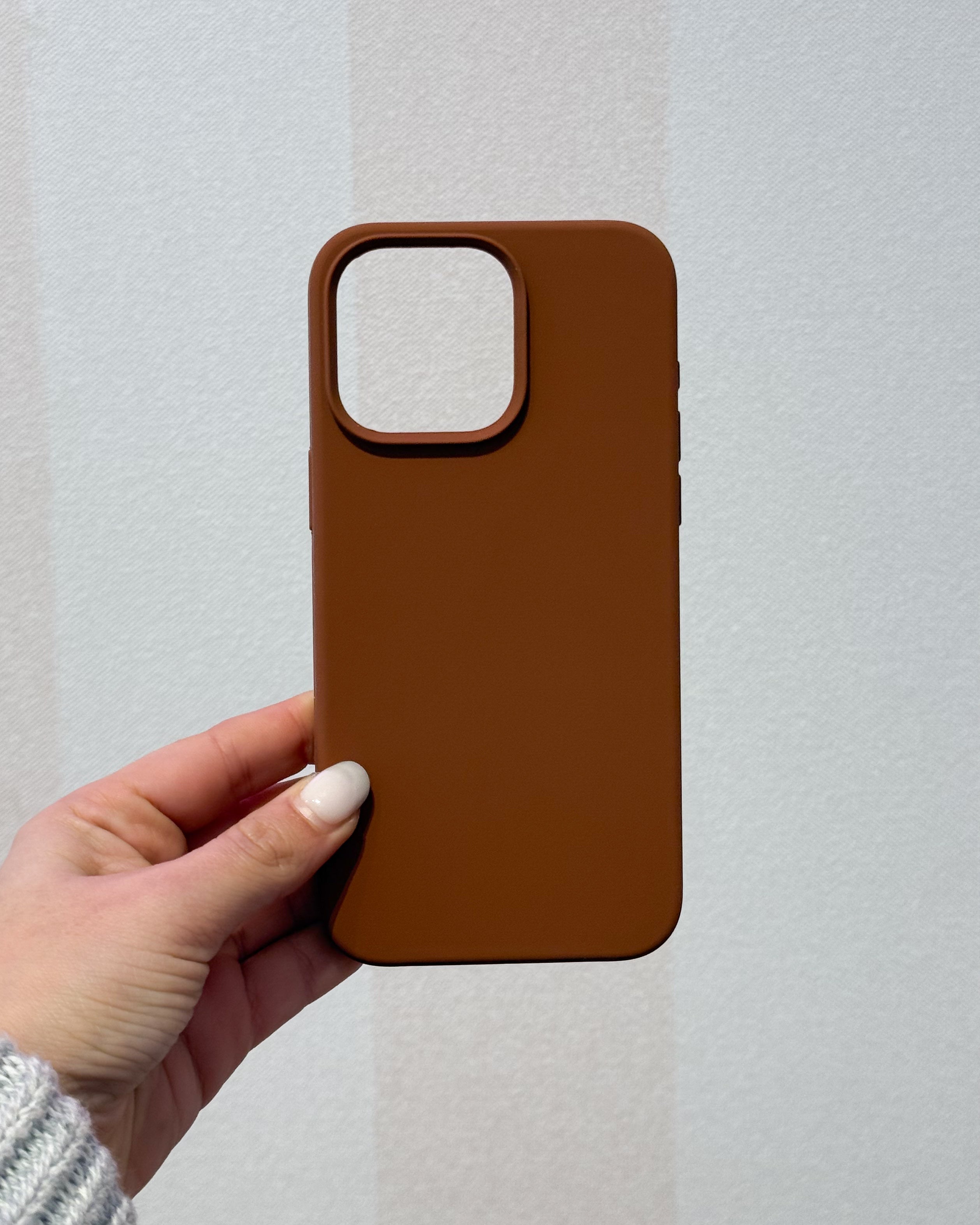 Silicone Case Marrón