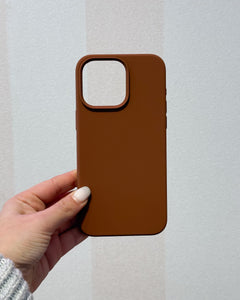 Silicone Case Marrón