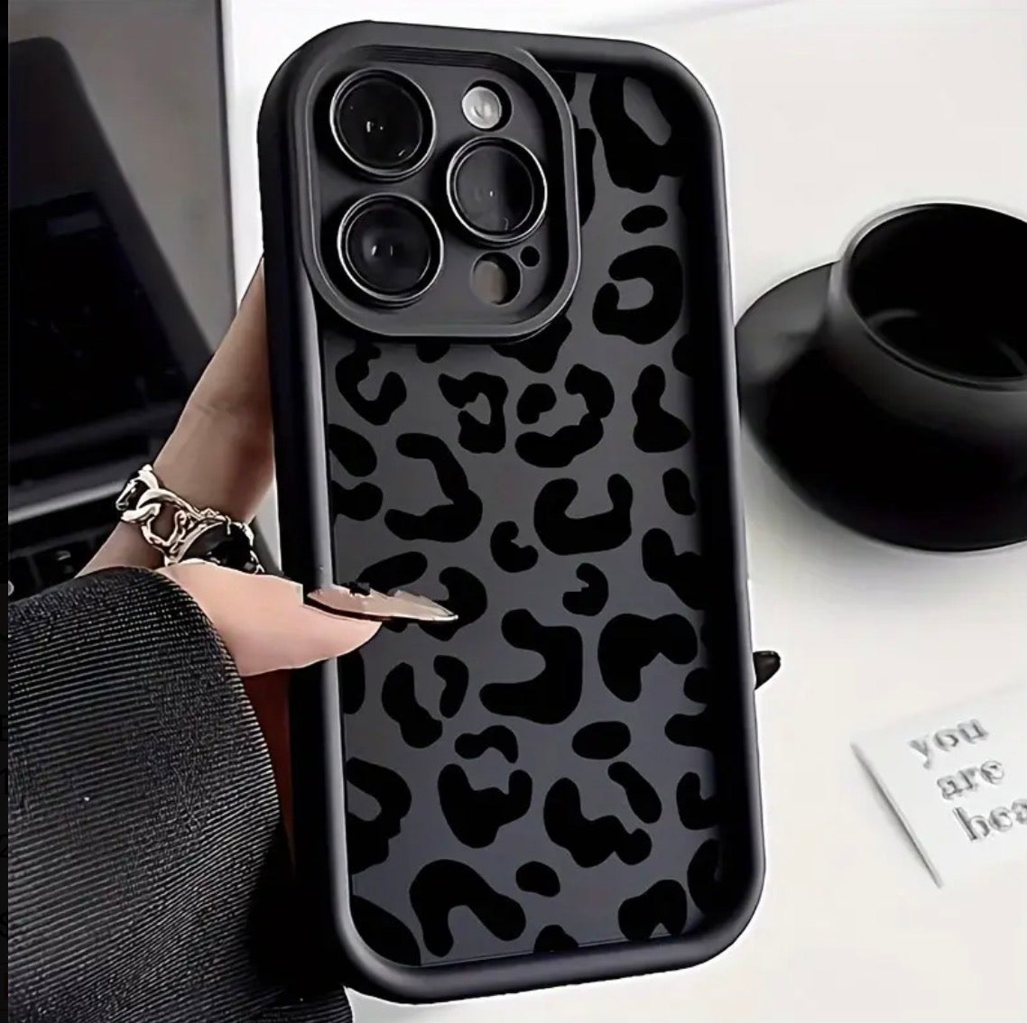 Case Animal Print Black