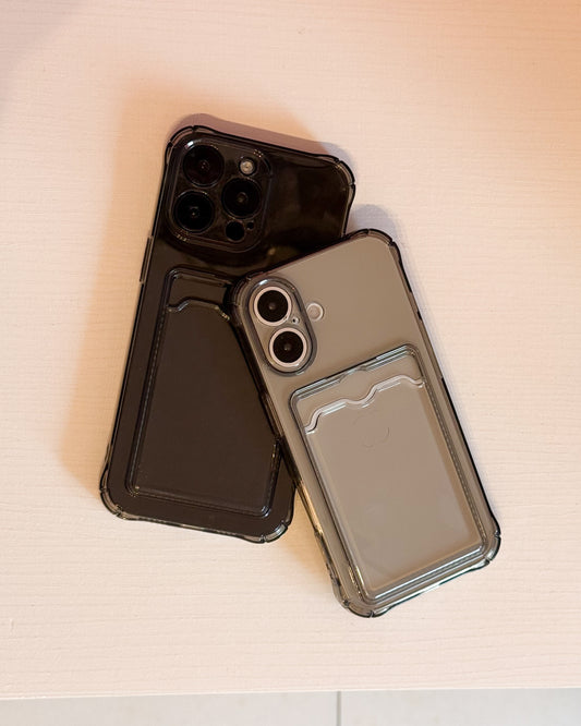 Case Negra con Tarjetero