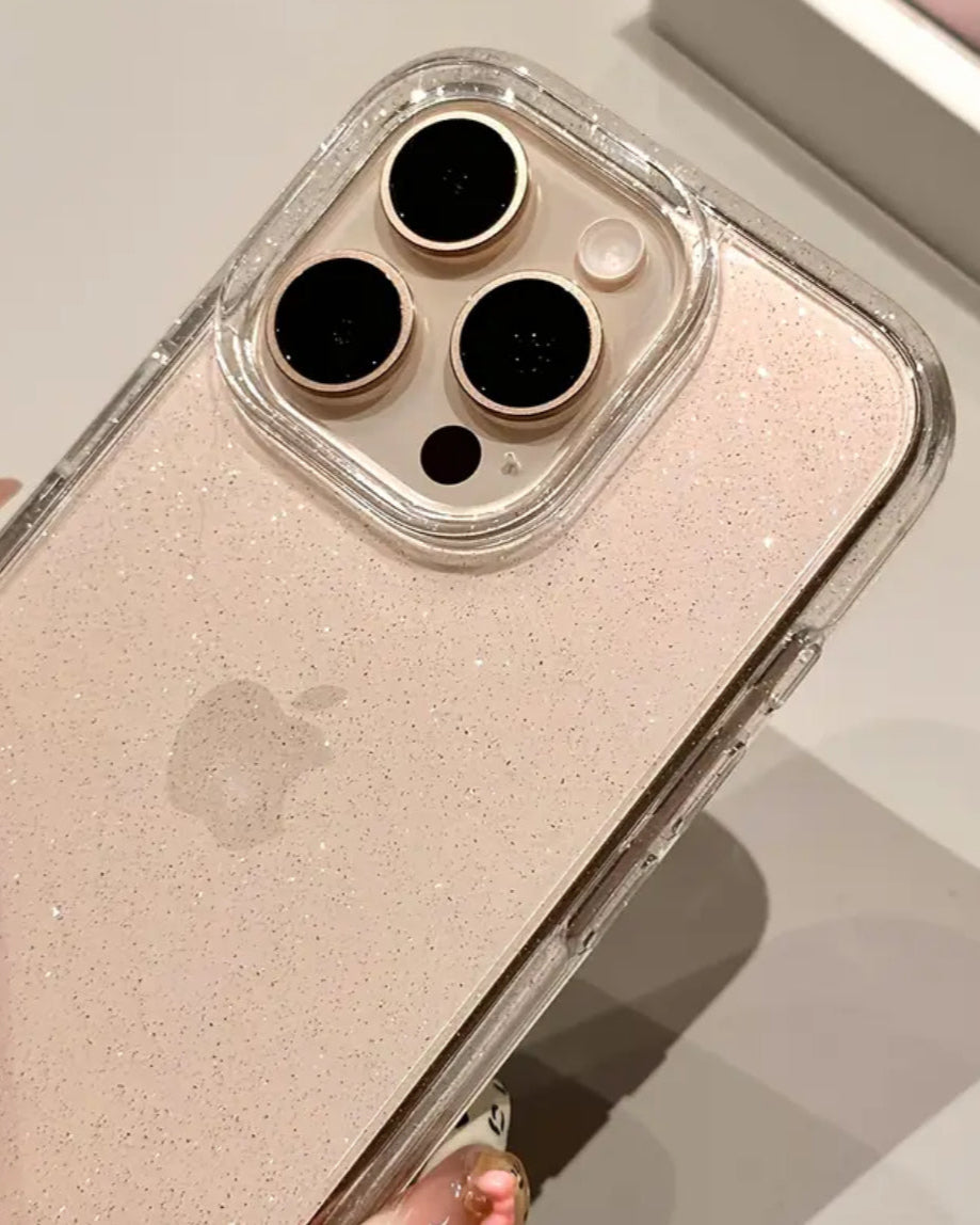 Case Glitter Transparente