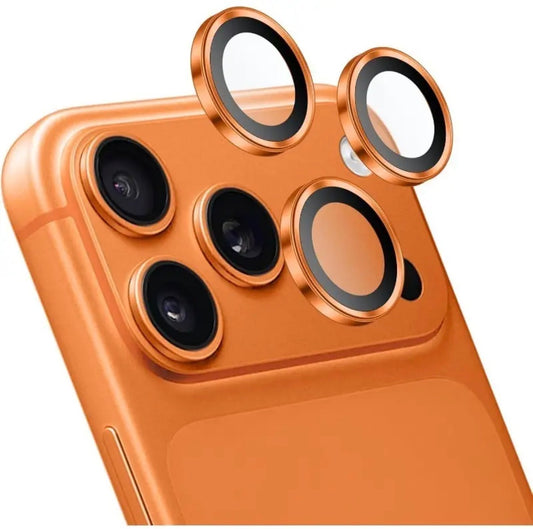 Set Vidrios Templados Cámara / Metálico Naranja