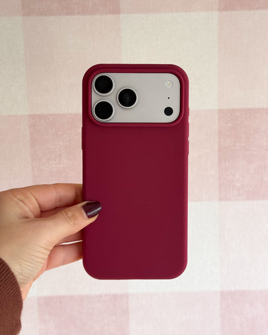 Silicone Case Cherry Red