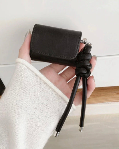 Case AirPods Eco Cuero / Negro