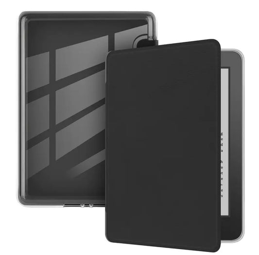 Case Kindle Transparente con Tapa / Negro