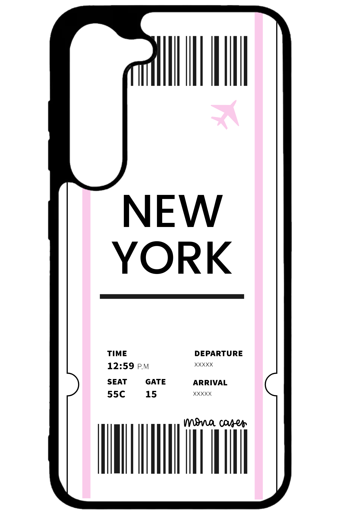 Case Boarding Pass - Personalizada - Samsung