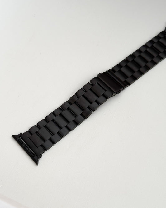 Correa Apple Watch Clásica Premium / Negro Mate