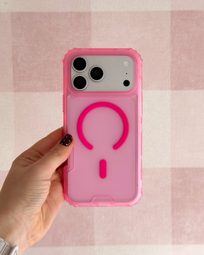 Case Magnética Reforzada 3 en 1 / Rosa