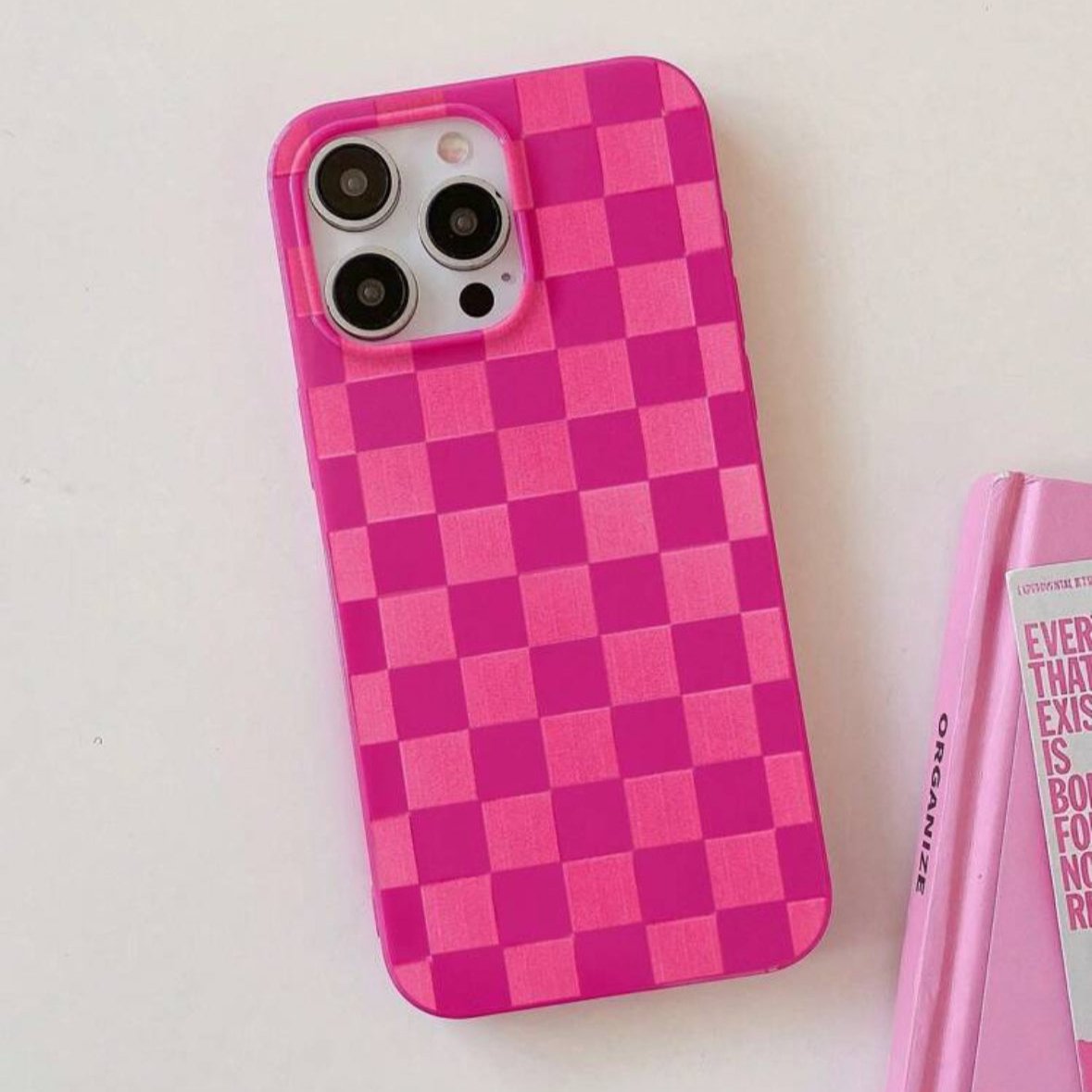 Case Damero Pink