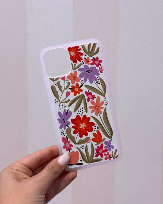 Case Florecer - Borde transparente