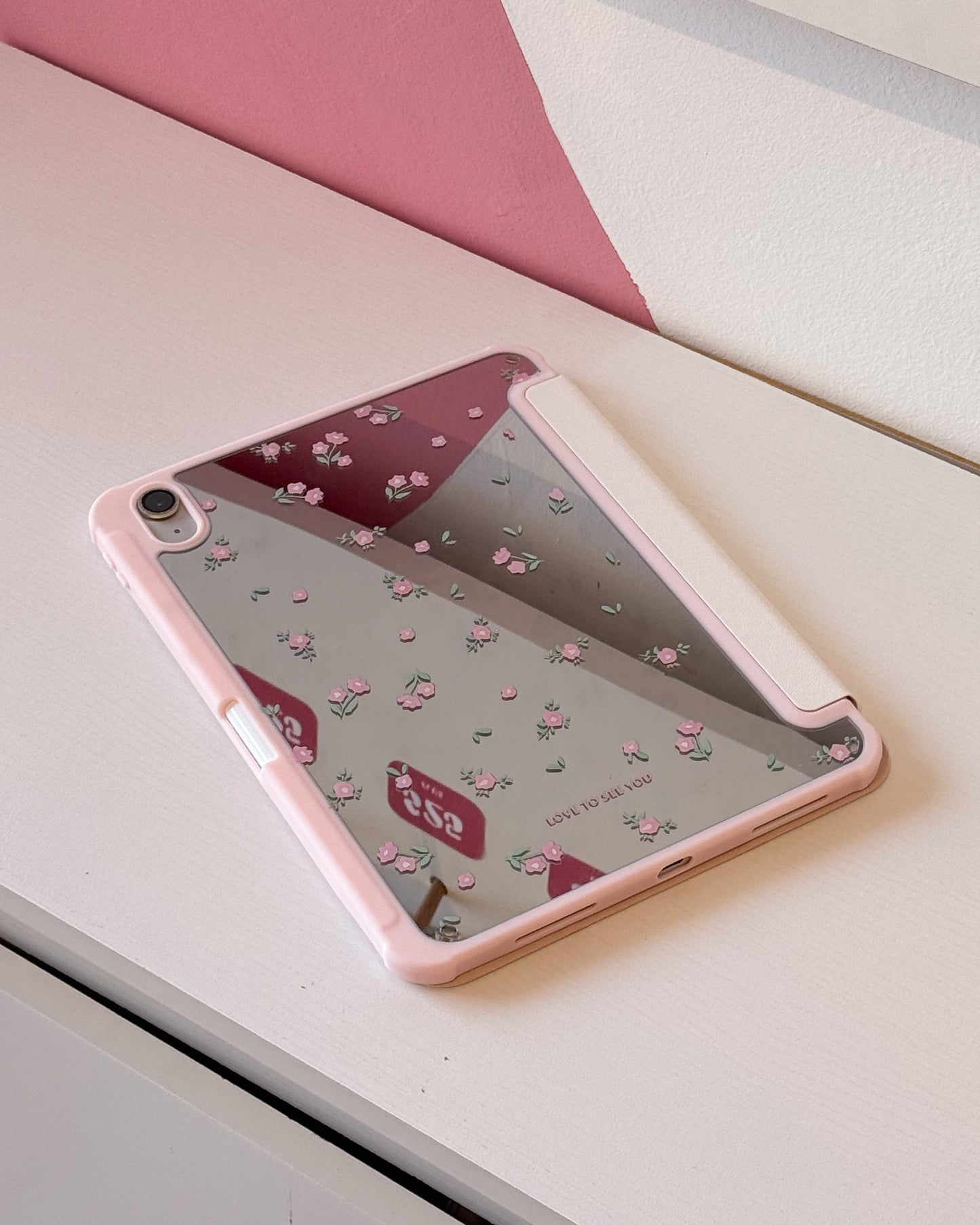 Case iPad Espejada Rose