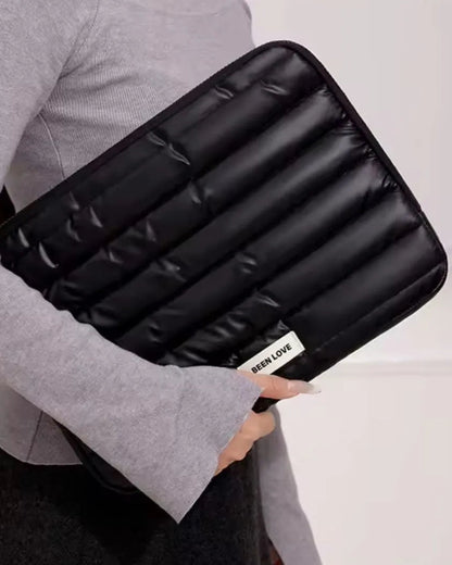Funda Laptop Puffer / Negro