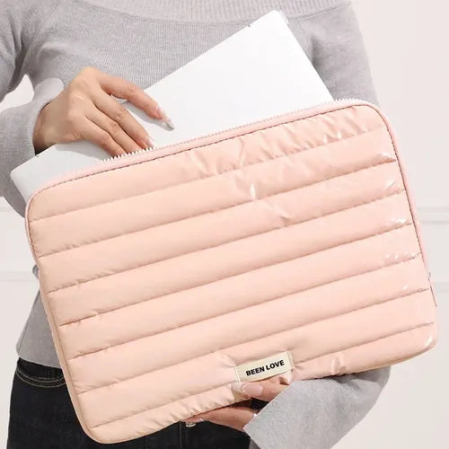 Funda Laptop Puffer / Rosa