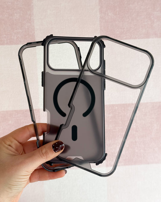 Case Magnética Reforzada 3 en 1 / Negro