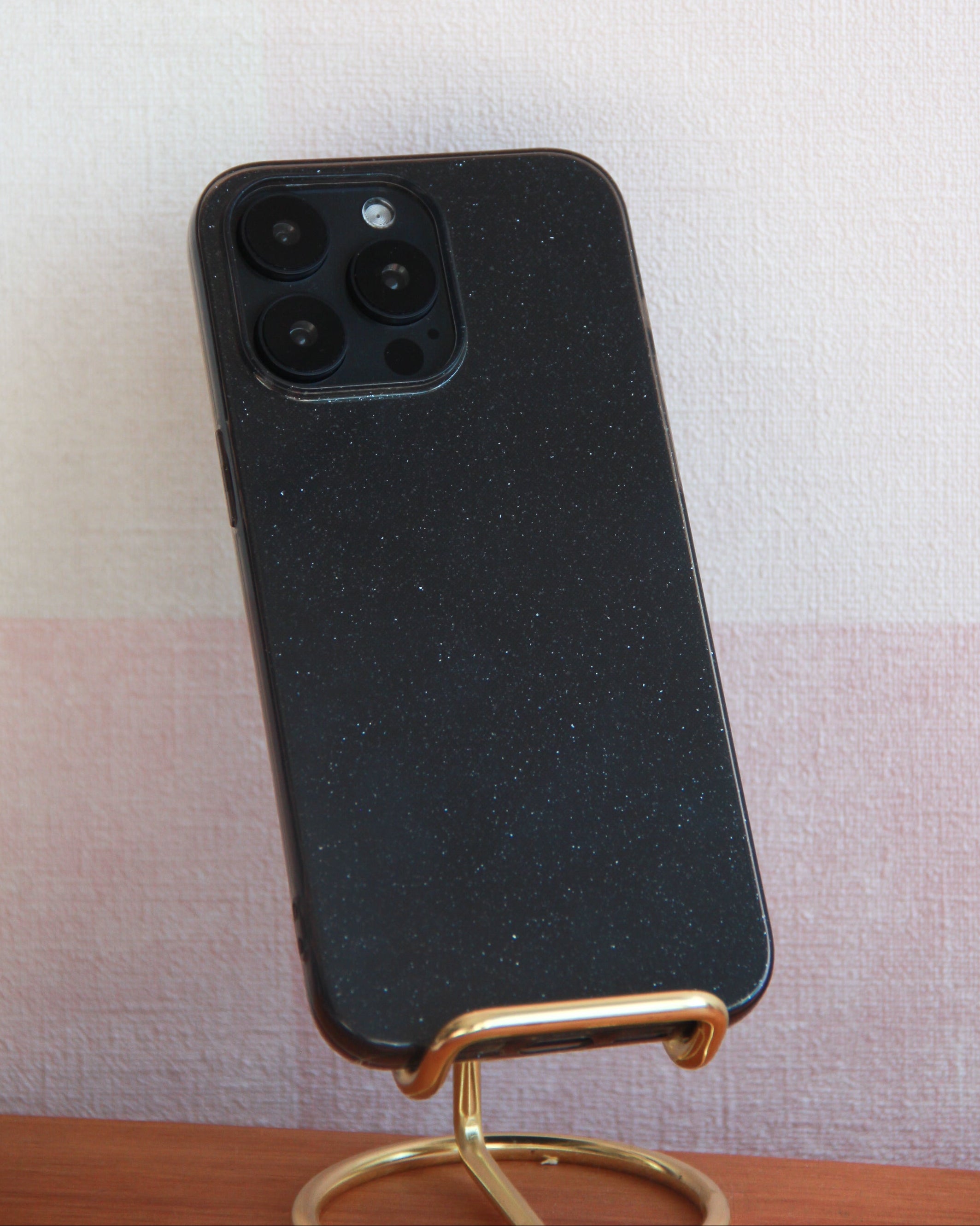 Case Glitter Negra