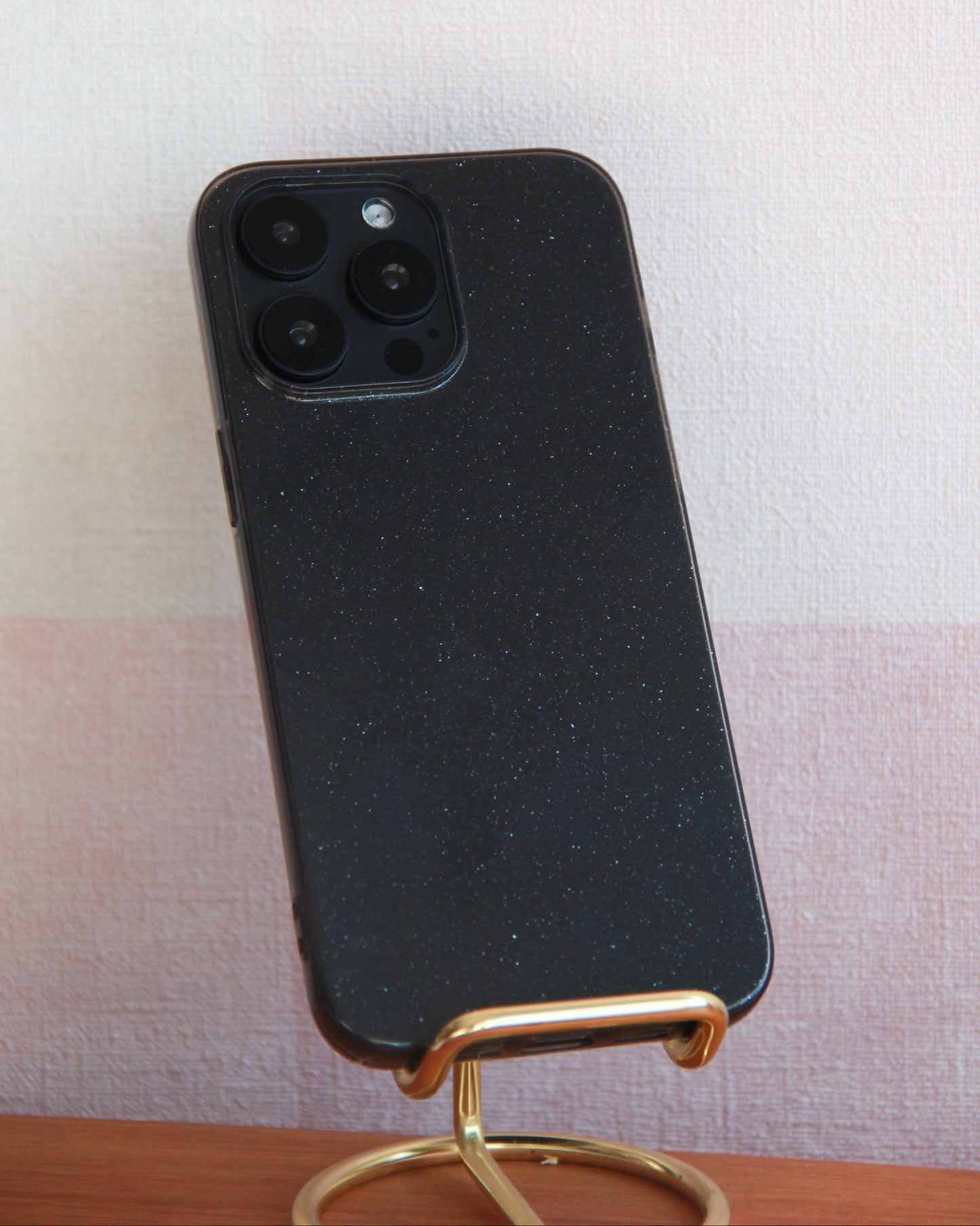 Case Glitter Negra