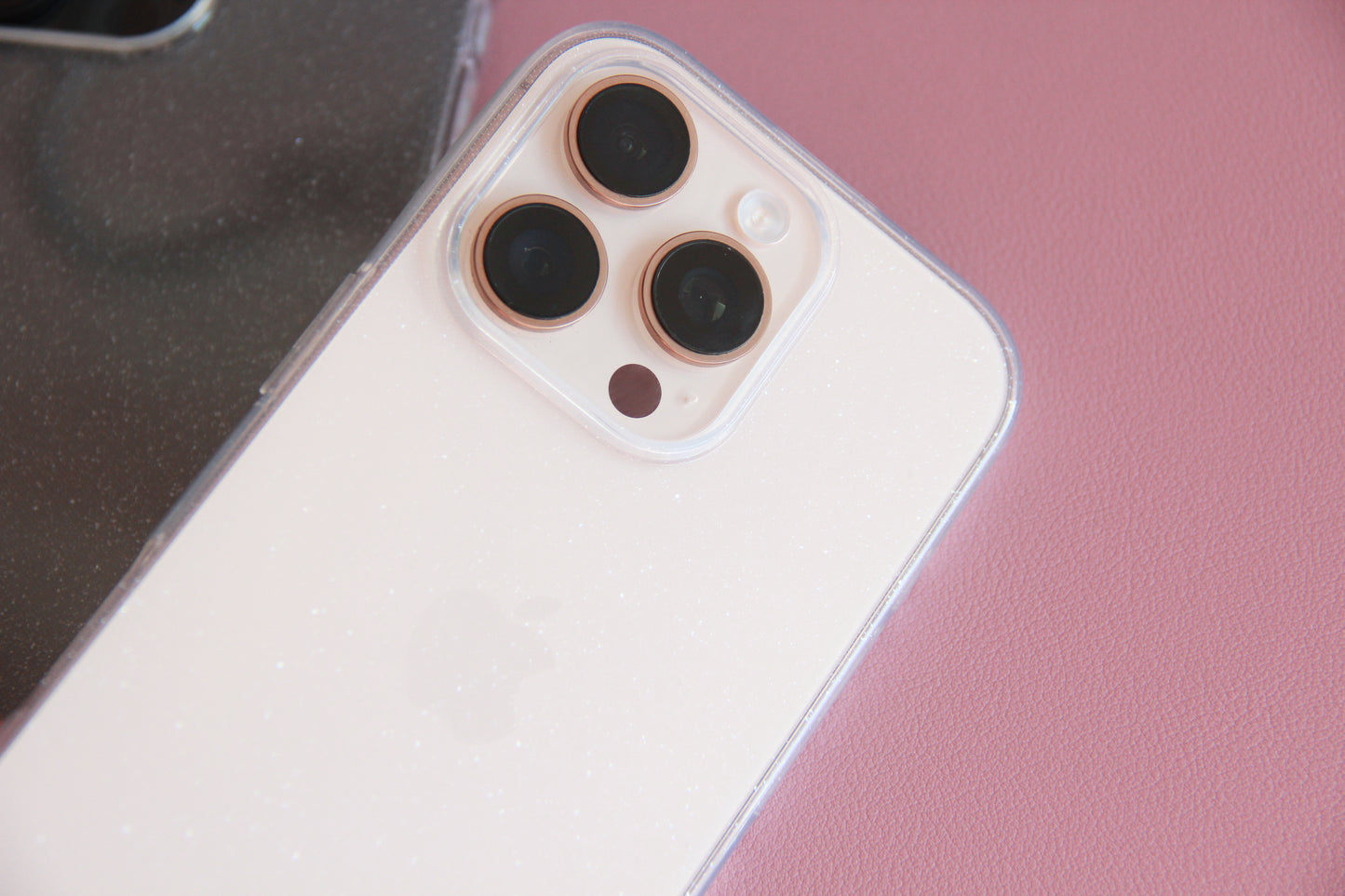 Case Glitter Transparente