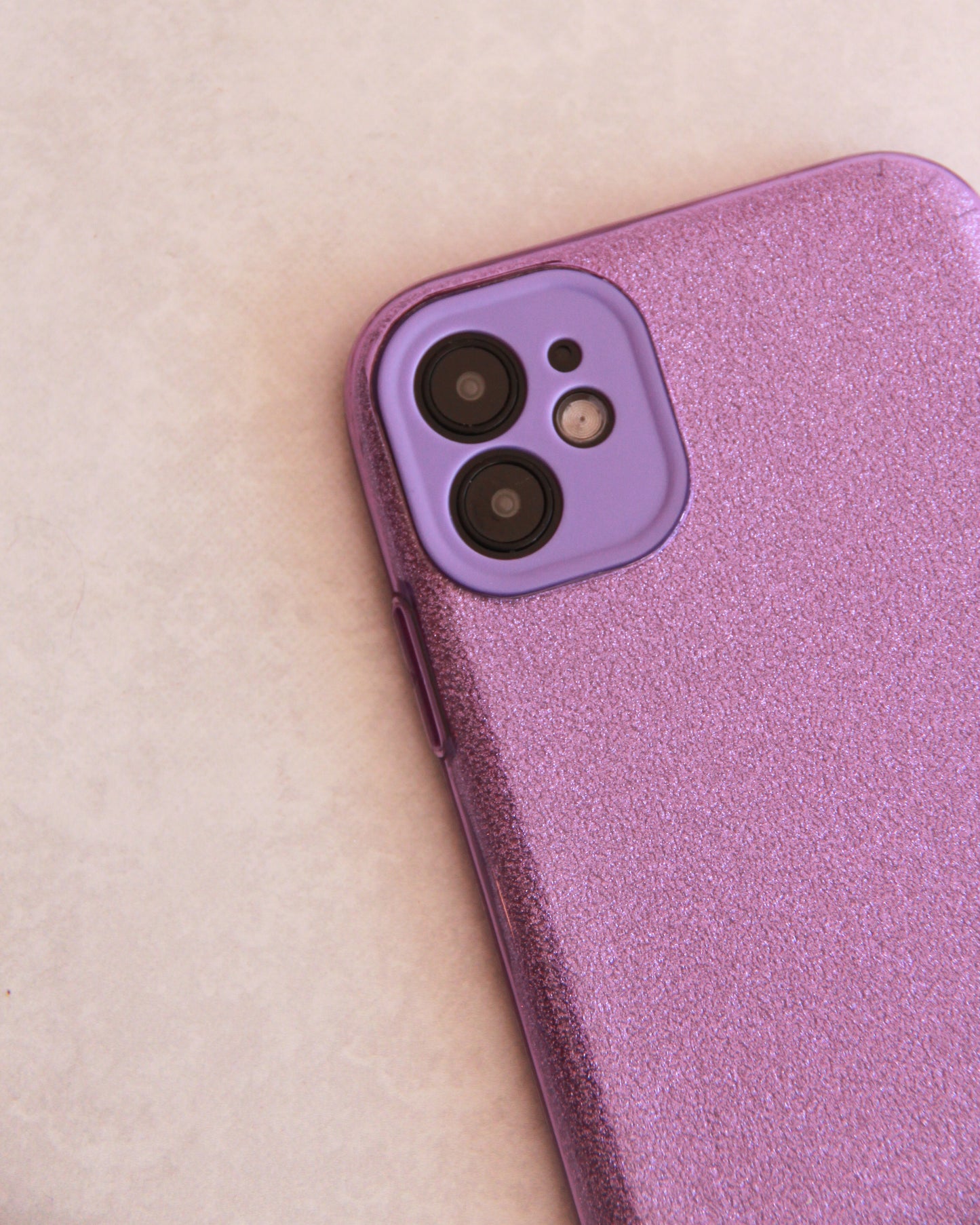 Case Glitter Violeta
