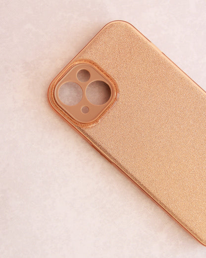 Case Glitter Dorado