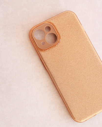 Case Glitter Dorado