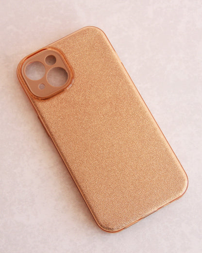 Case Glitter Dorado