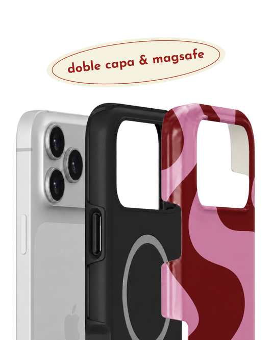 Case Copacabana Rosa / Doble Capa Magnética